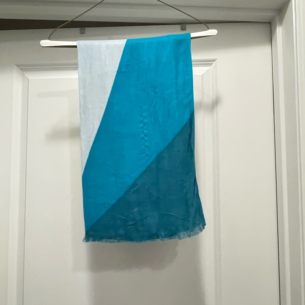 Multi-color Scarf measures 75 inches long & 20inches wide - Picture 2 of 6